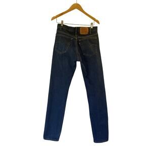 Vintage 505 Red Tag Levi's 33 X 36 Medium Wash Straight Leg USA Casual Western